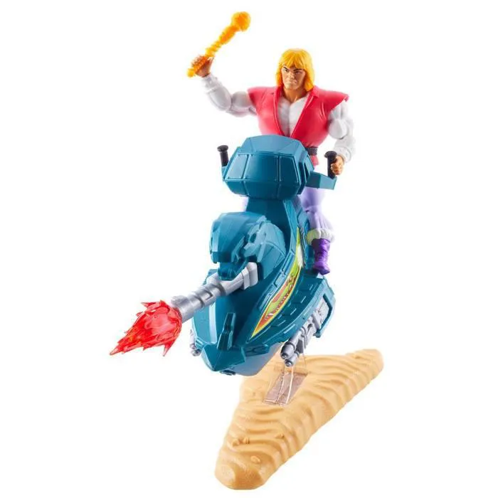 MASTERS OF THE UNIVERSE - Origins - Prince Adam with Sky Sled Action Figure