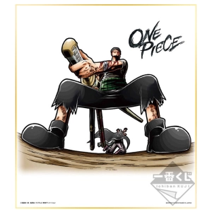 ONE PIECE - Mr.1 Daz Bones & Zoro Shikishi Ichiban Kuji Battle Selection