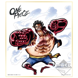 ONE PIECE - Monkey D. Luffy Gear Fourth Shikishi Ichiban Kuji Battle Selection