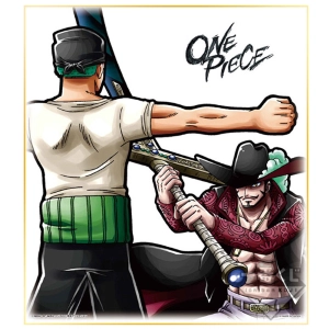 ONE PIECE - Zoro & Mihawk Shikishi Ichiban Kuji Battle Selection
