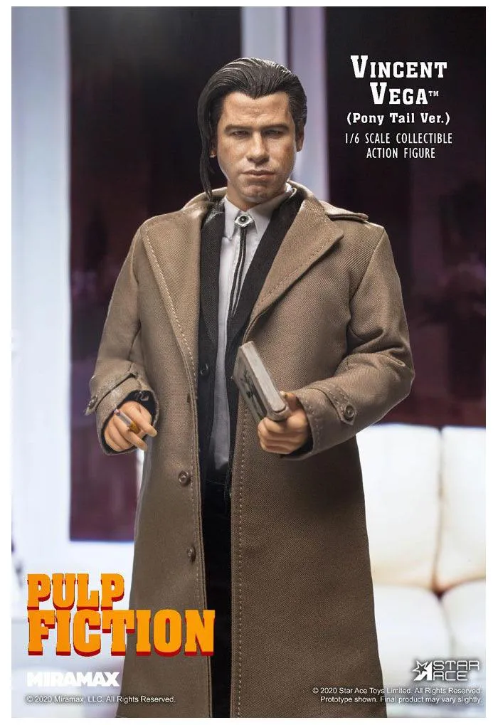 PULP FICTION - Vincent Vega 2.0 Pony Tail Deluxe Ver. 1/6 Action Figure 12"