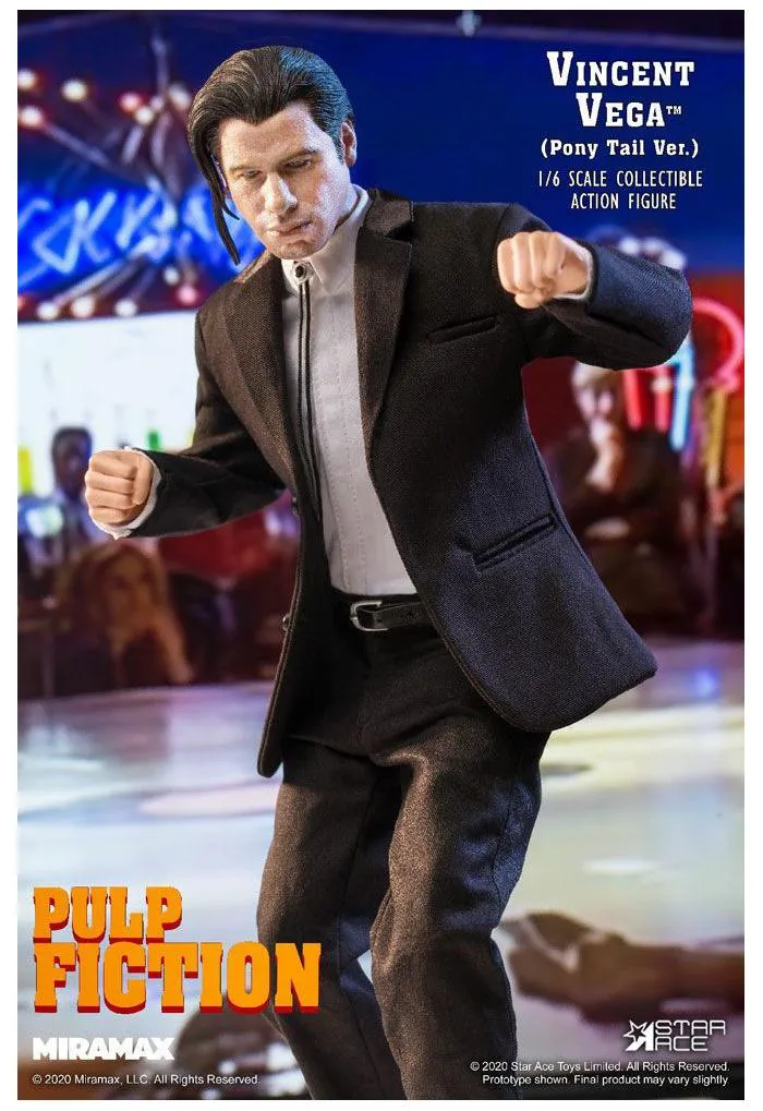 PULP FICTION - Vincent Vega 2.0 Pony Tail Deluxe Ver. 1/6 Action Figure 12"