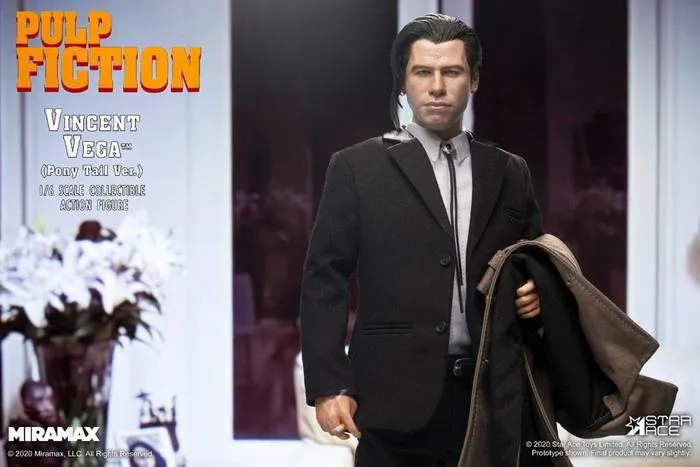 PULP FICTION - Vincent Vega 2.0 Pony Tail Deluxe Ver. 1/6 Action Figure 12"
