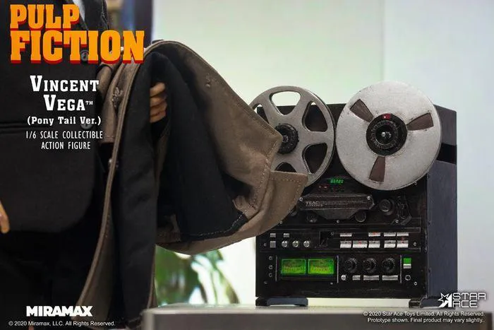 PULP FICTION - Vincent Vega 2.0 Pony Tail Deluxe Ver. 1/6 Action Figure 12"