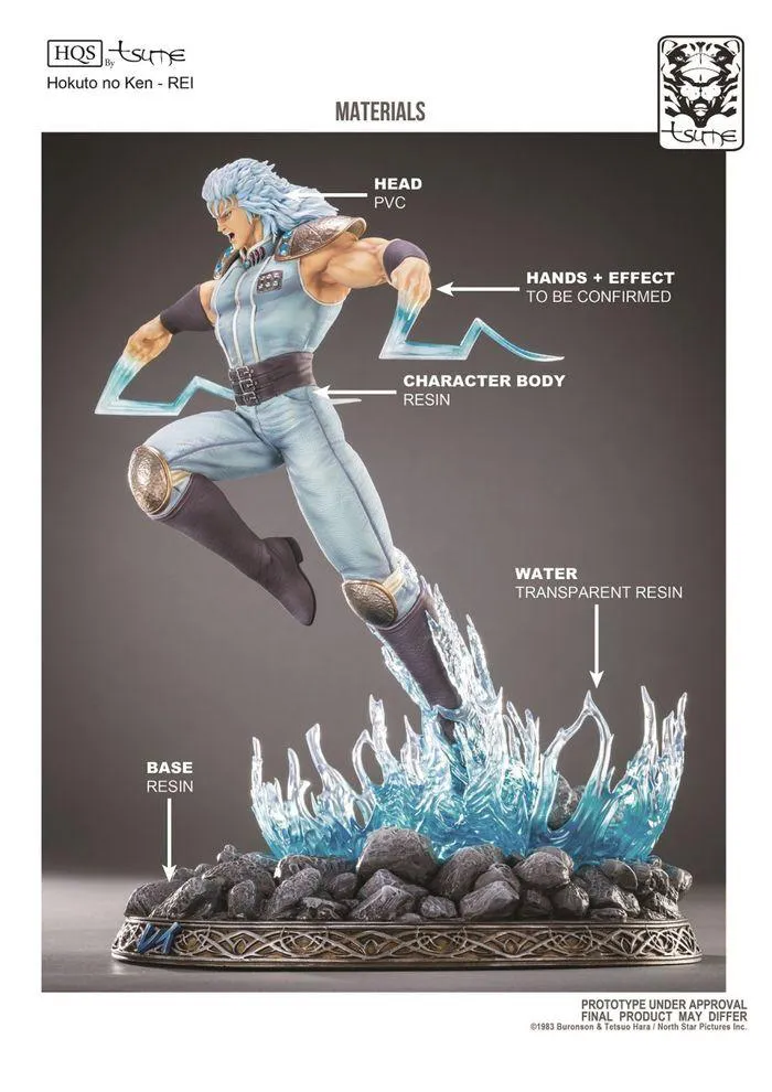 HOKUTO NO KEN - Rei HQS 1/6 Resin Statue