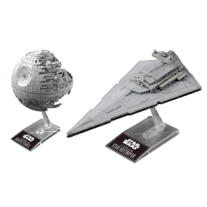 STAR WARS - 1/2700000 Death Star & 1/14500 Star Destroyer Set Model Kit