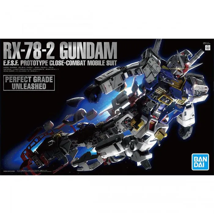 GUNDAM - 1/60 RX-78-2 Perfect Grade Unleashed Model Kit PG