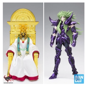 SAINT SEIYA - Myth Cloth EX Aries Shion / Ariete Surplice & Pope Set With Throne