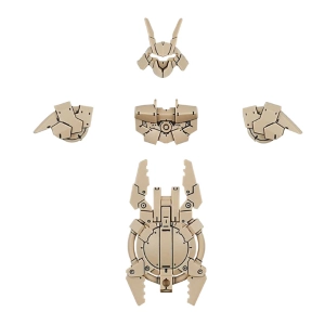 GUNDAM 30MM / 30 MINUTES MISSIONS - 1/144 Option Armor for Close Fighting for PORTANOVA Sand Yellow Model Kit # OP06