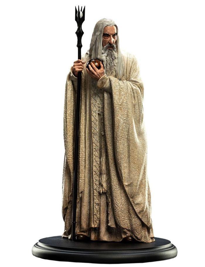 LORD OF THE RINGS - Saruman The White Polystone Statue