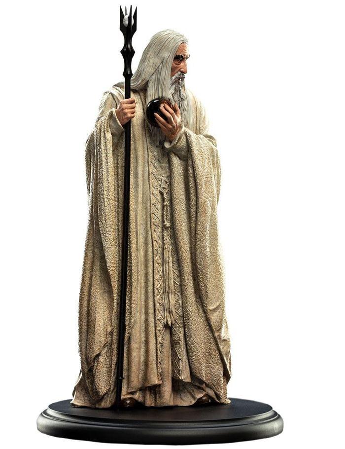 LORD OF THE RINGS - Saruman The White Polystone Statue