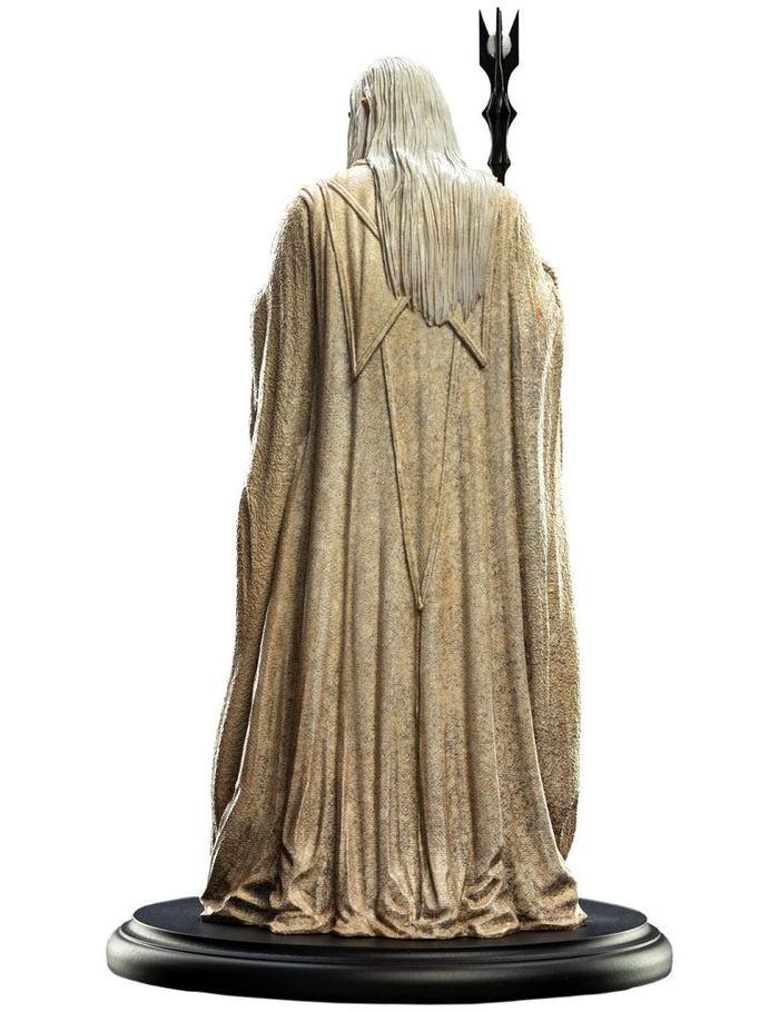 LORD OF THE RINGS - Saruman The White Polystone Statue