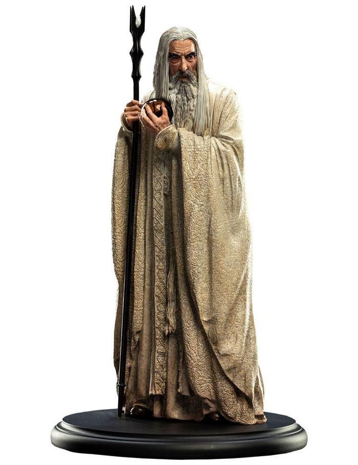 LORD OF THE RINGS - Saruman The White Polystone Statue
