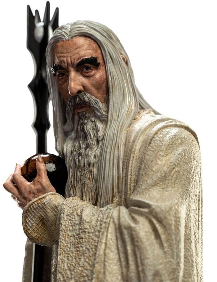 LORD OF THE RINGS - Saruman The White Polystone Statue