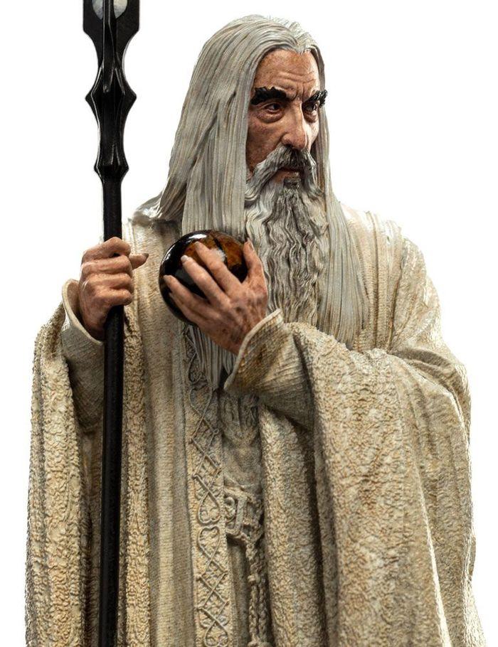 LORD OF THE RINGS - Saruman The White Polystone Statue