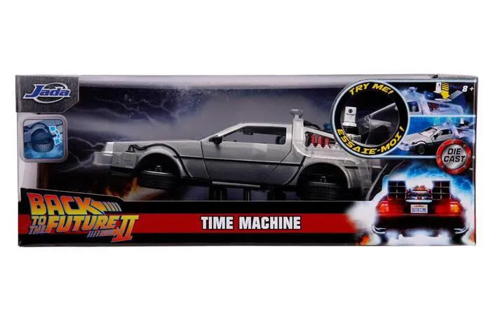 BACK TO THE FUTURE II - DeLorean 1/24 Time Machine Diecast Model