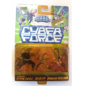 CYBER FORCE - Mega Heroes - Shoc Velocity Ripclaw Mini Figure Set