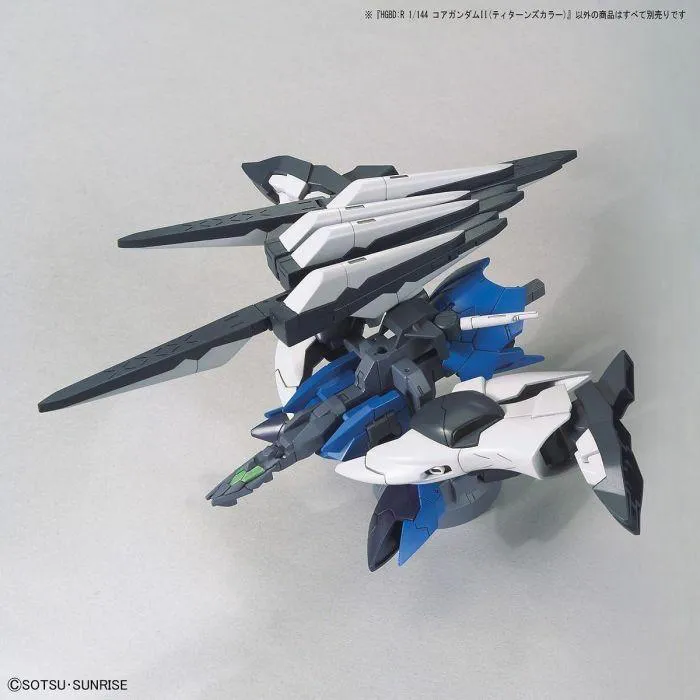 GUNDAM - 1/144 PFF-X7II Core Gundam II Titans Color Model Kit HGBD:R # 043