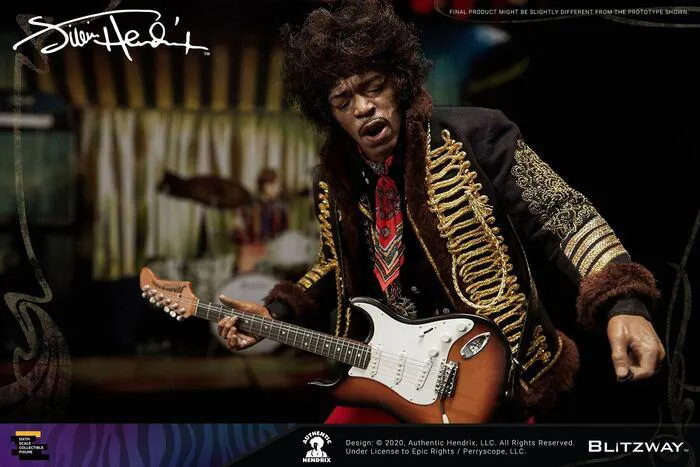 JIMI HENDRIX - Jimi Hendrix 1/6 Action Figure 12"