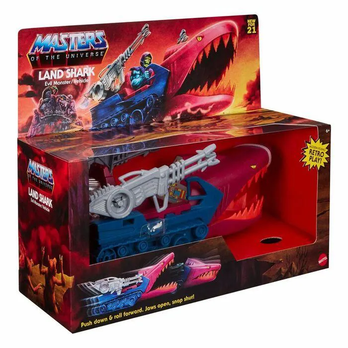 MASTERS OF THE UNIVERSE - Origins - Land Shark Vehicle Action Figure