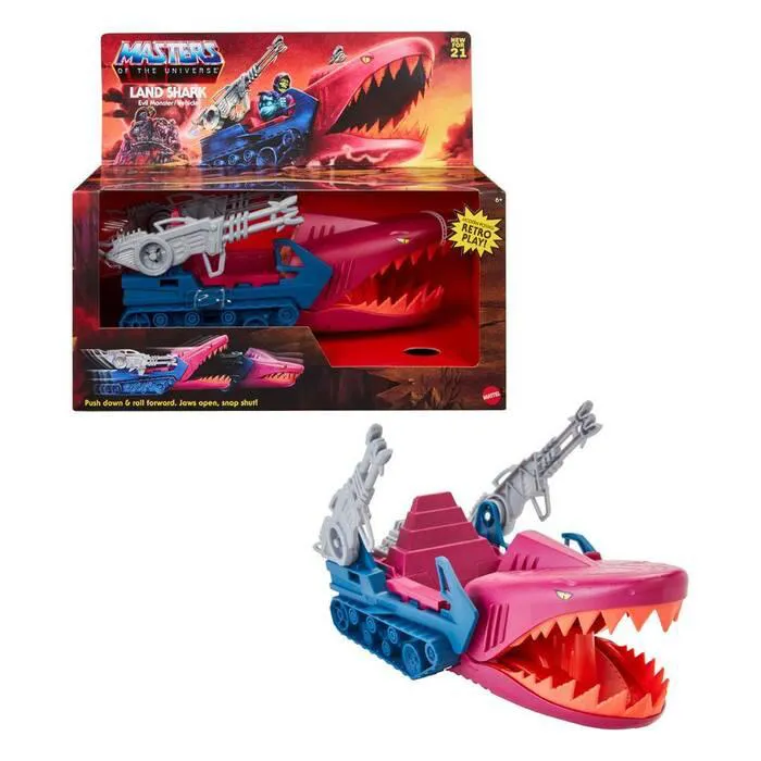MASTERS OF THE UNIVERSE - Origins - Land Shark Vehicle Action Figure