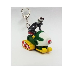 NIGHTMARE BEFORE CHRISTMAS - Jack Skellington Sledge Pull Back Key Chain & Strap