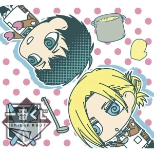 ATTACK ON TITAN - Annie Leonhart & Bertolt Hoover Mini Towel Ichiban Kuji
