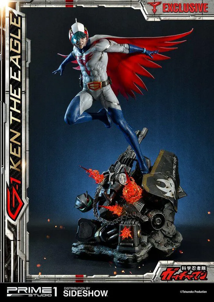 GATCHAMAN - Science Ninja Team - G-1 Ken the Eagle 1/4 Statue Exclusive Ver.