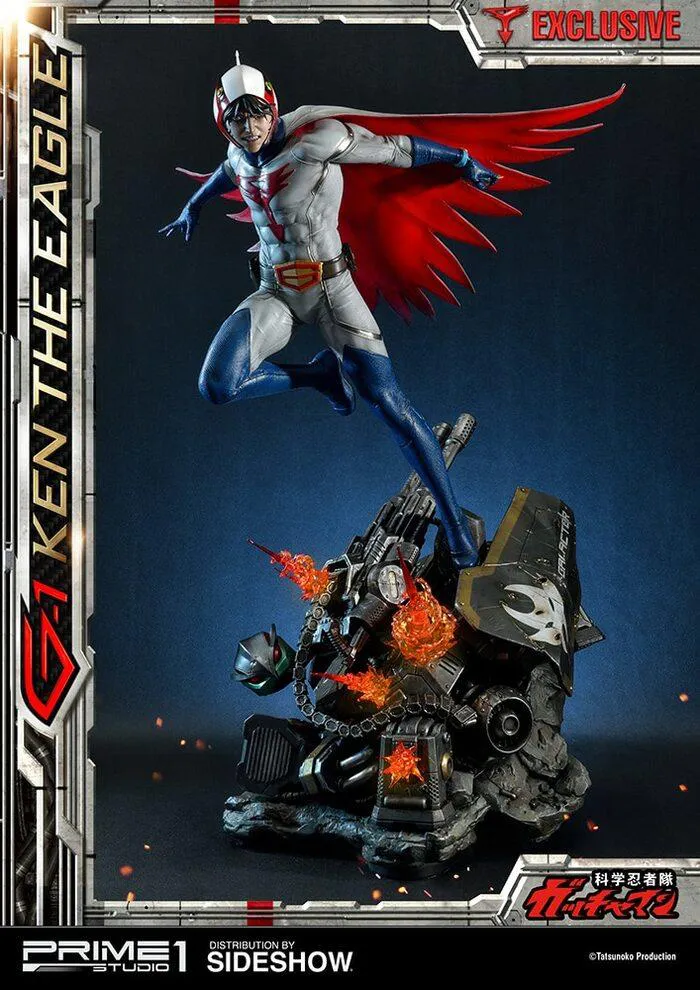 GATCHAMAN - Science Ninja Team - G-1 Ken the Eagle 1/4 Statue Exclusive Ver.