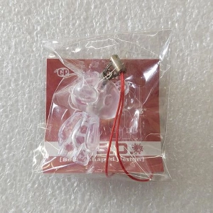 GLOOMY - Gloomy Bear Boldly Shaped Design Figure Clear Ver. Phone Strap