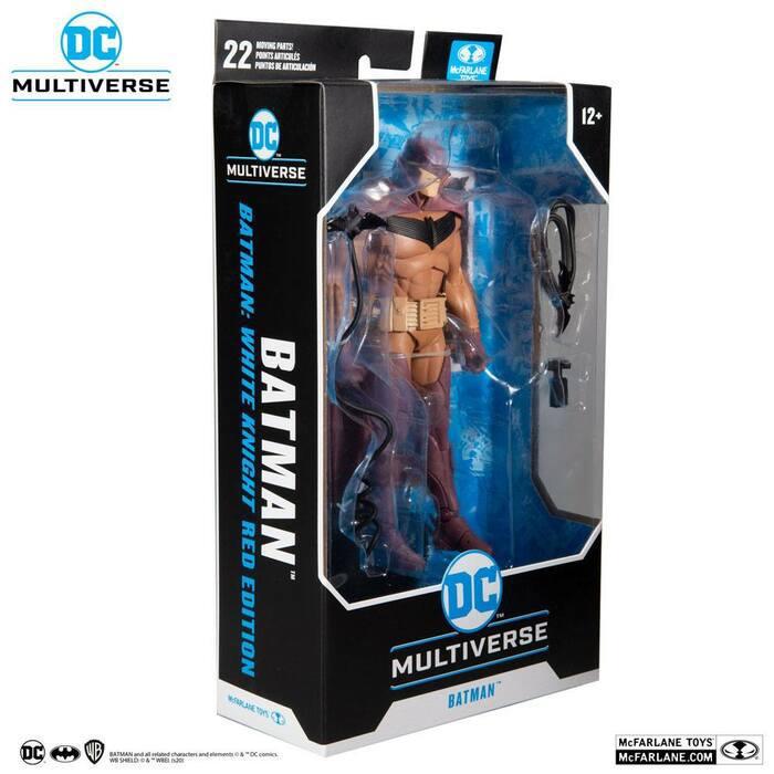 DC COMICS - Multiverse - White Knight Batman Red Variant Action Figure