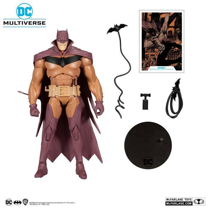 DC COMICS - Multiverse - White Knight Batman Red Variant Action Figure