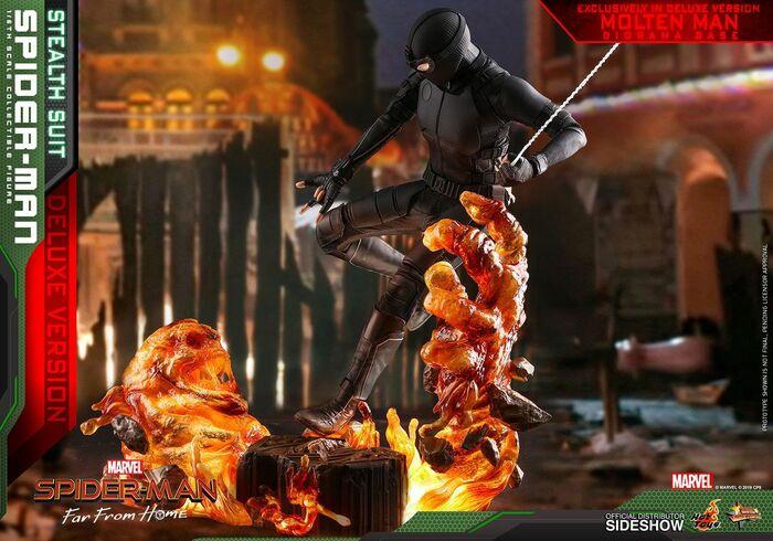 MARVEL - Far From Home - Spider-Man Stealth Suit Deluxe Ver. 1/6 Action Figure 12" MMS541