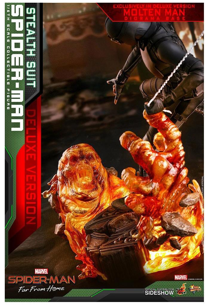 MARVEL - Far From Home - Spider-Man Stealth Suit Deluxe Ver. 1/6 Action Figure 12" MMS541