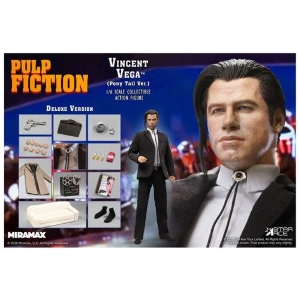 PULP FICTION - Vincent Vega 2.0 Pony Tail Deluxe Ver. 1/6 Action Figure 12"