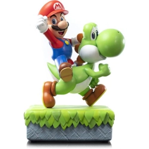 SUPER MARIO - Mario & Yoshi Polystone Statue