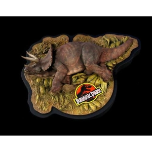 JURASSIC PARK - Sick Triceratops 1/35 Diorama Polystone Statue