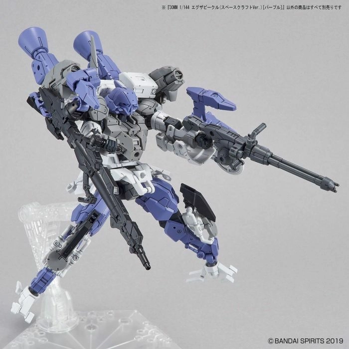 GUNDAM 30MM / 30 MINUTES MISSIONS - 1/144 Exa Vehicle Space Craft Ver. Purple Model Kit # EV07