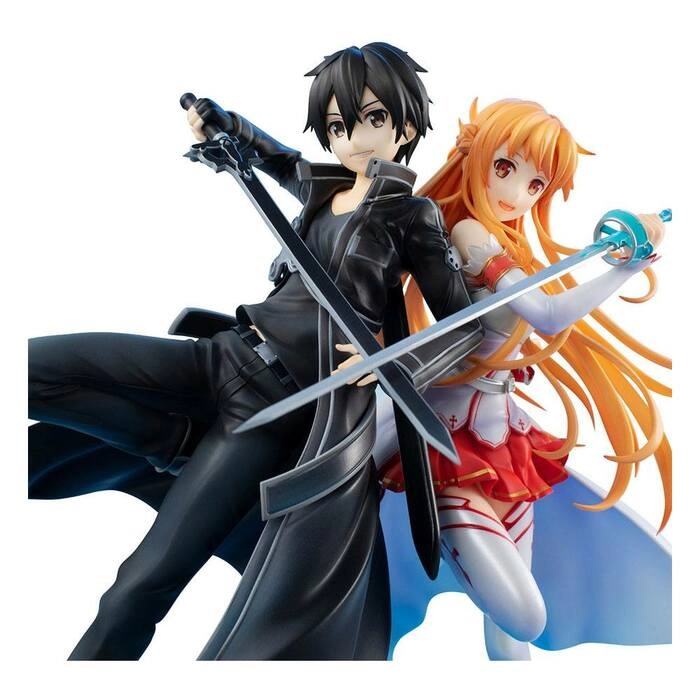 SWORD ART ONLINE - Lucrea Kirito & Asuna 10th Anniversary Pvc Figure