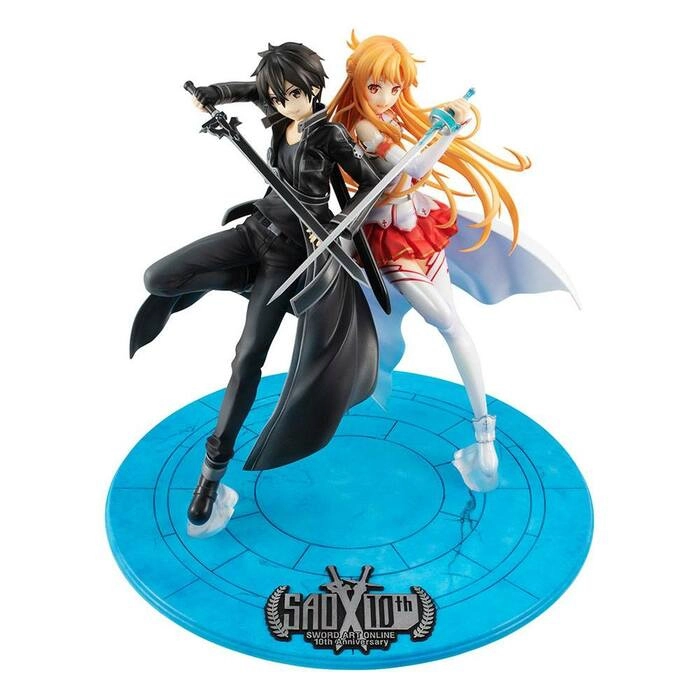SWORD ART ONLINE - Lucrea Kirito & Asuna 10th Anniversary Pvc Figure