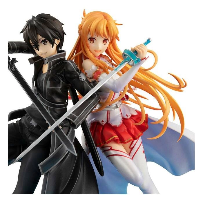 SWORD ART ONLINE - Lucrea Kirito & Asuna 10th Anniversary Pvc Figure