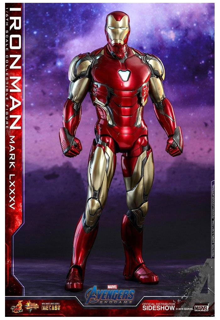 MARVEL - Avengers Endgame - Iron Man Mark LXXXV 1/6 Action Figure 12" MMS528-D30