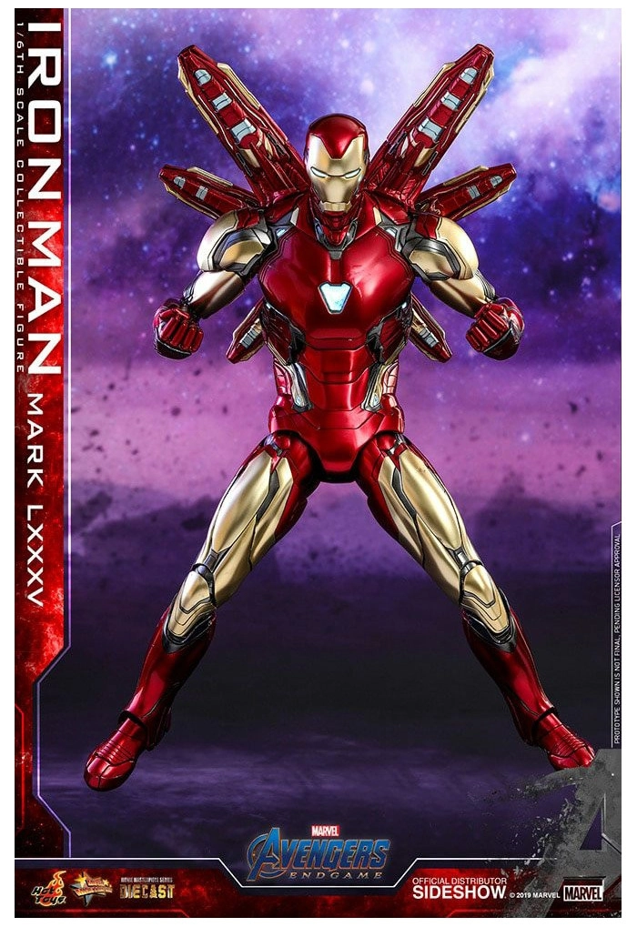 MARVEL - Avengers Endgame - Iron Man Mark LXXXV 1/6 Action Figure 12" MMS528-D30