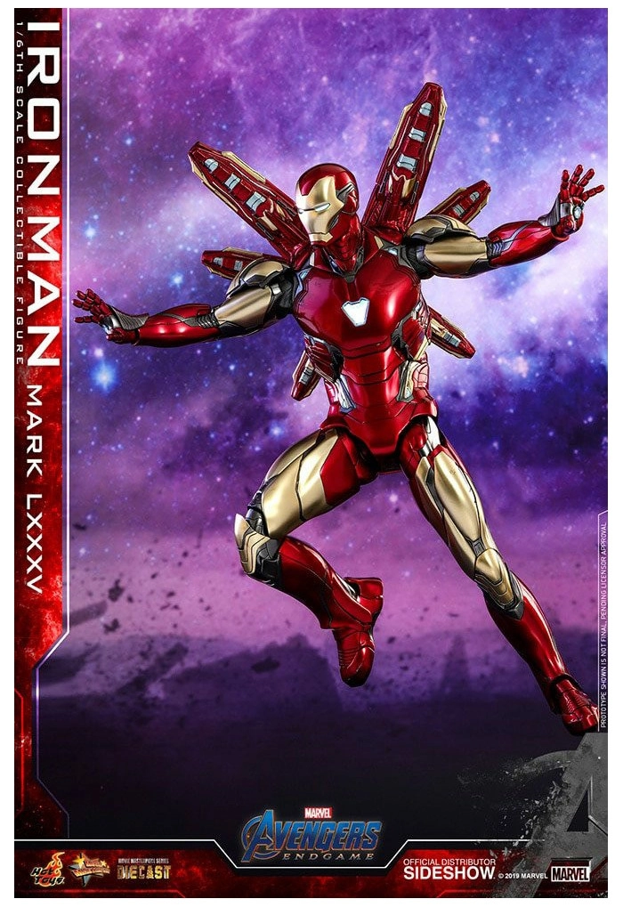 MARVEL - Avengers Endgame - Iron Man Mark LXXXV 1/6 Action Figure 12" MMS528-D30