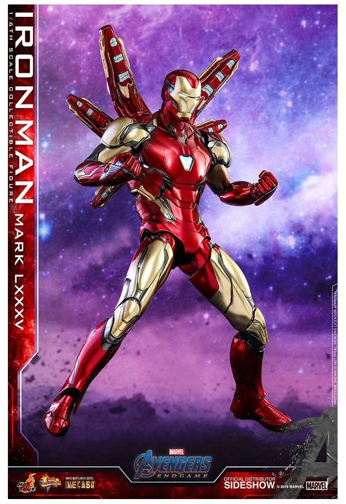 MARVEL - Avengers Endgame - Iron Man Mark LXXXV 1/6 Action Figure 12" MMS528-D30