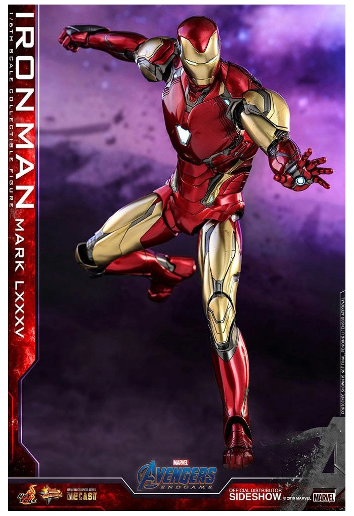 MARVEL - Avengers Endgame - Iron Man Mark LXXXV 1/6 Action Figure 12" MMS528-D30