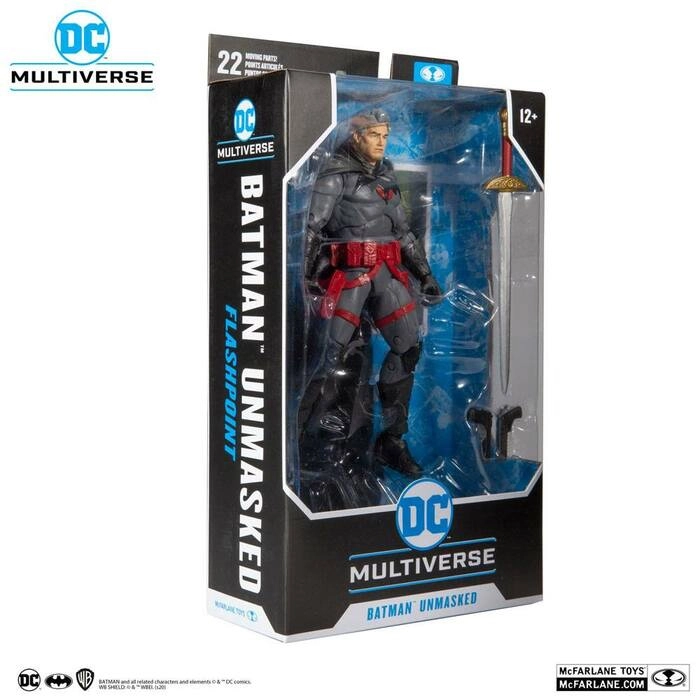 DC COMICS - Multiverse - Thomas Wayne Flashpoint Batman Unmasked Action Figure