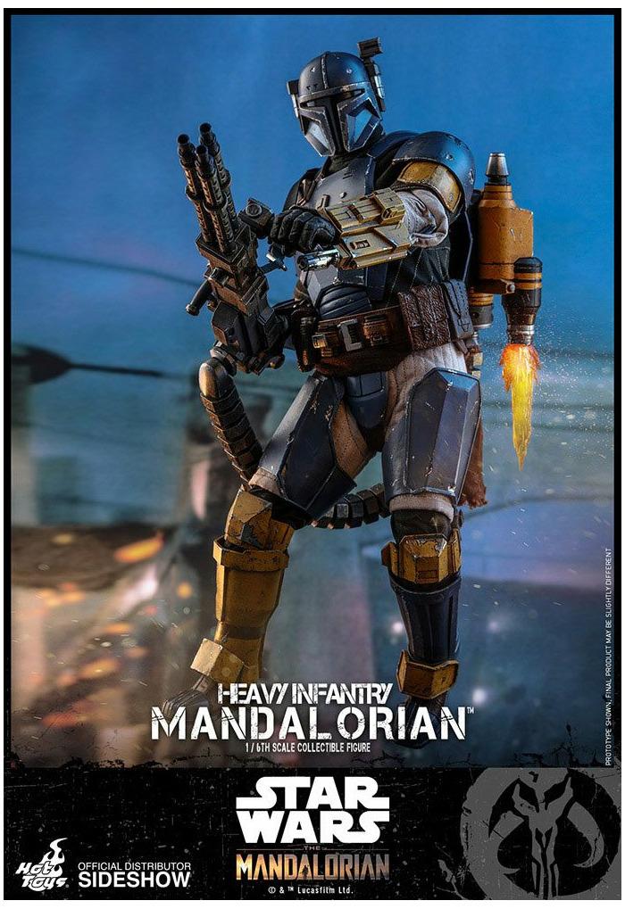 STAR WARS - The Mandalorian - Heavy Infantry Mandalorian 1/6 Action Figure 12" TMS010