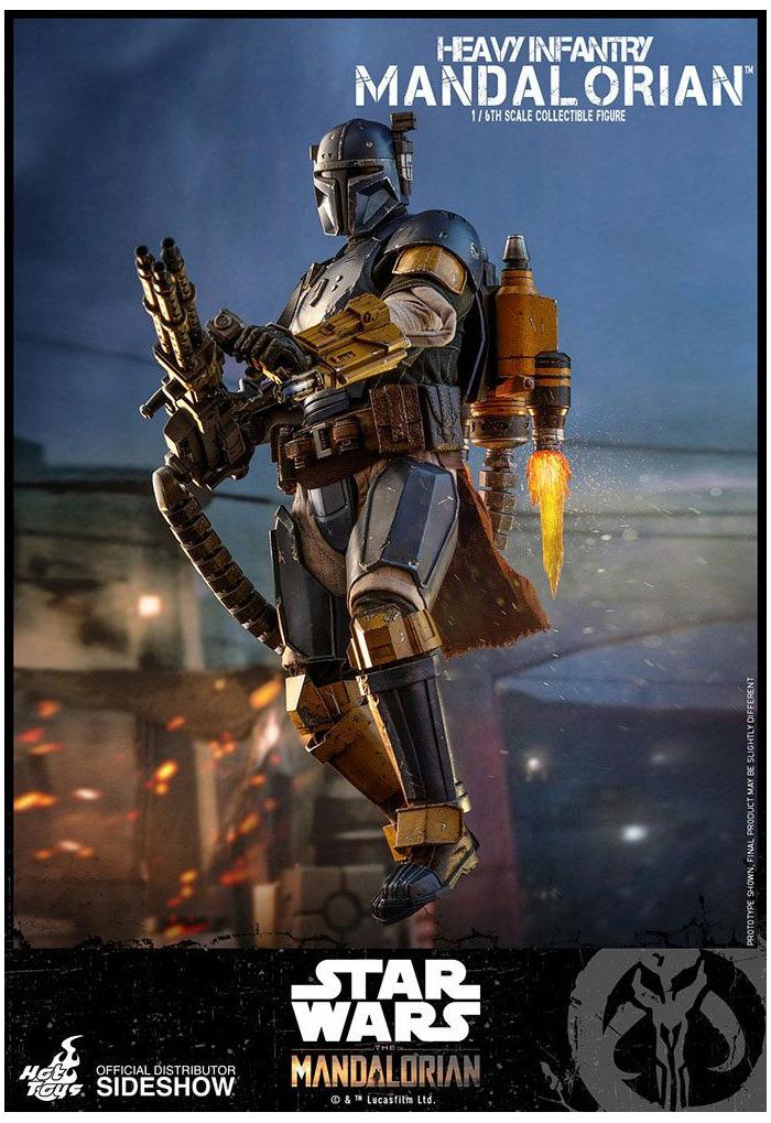 STAR WARS - The Mandalorian - Heavy Infantry Mandalorian 1/6 Action Figure 12" TMS010
