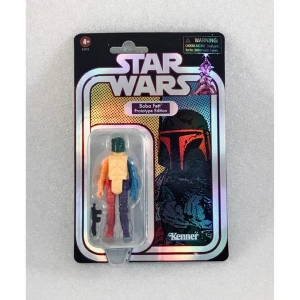 STAR WARS - Retro Collection - Multi-Colored Boba Fett Prototype Edition Action Figure Green Helmet Ver.